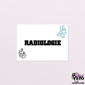PANNEAU RADIOLOGIE TRIBAL CYAN