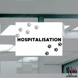 PANNEAU HOSPITALISATION TRACE NOIR