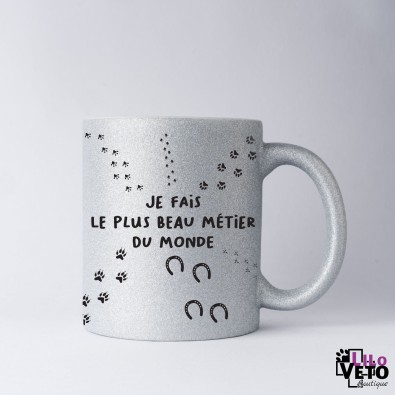 Mug Gris Le Plus beau métier (Destockage /...