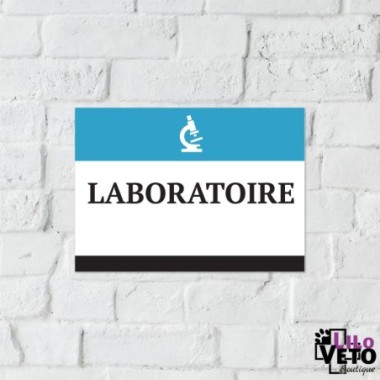 PANNEAU LABORATOIRE SERIF CYAN