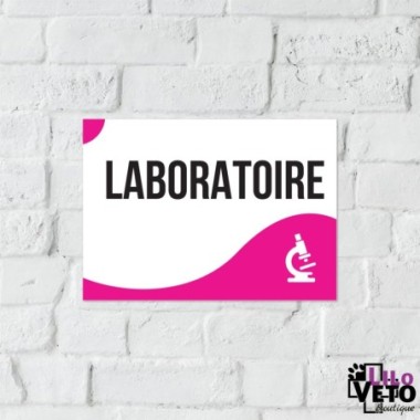 PANNEAU LABORATOIRE VAGUE MAGENTA