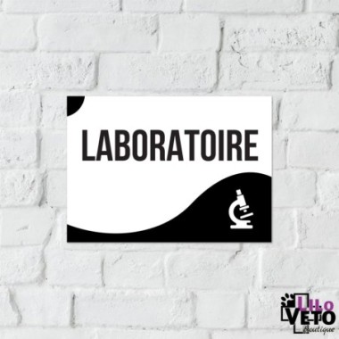 PANNEAU LABORATOIRE VAGUE NOIR