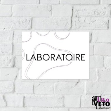 PANNEAU LABORATOIRE SERIF VIOLET