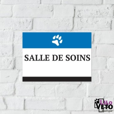 PANNEAU SALLE DE SOINS FILAIRE BLEU