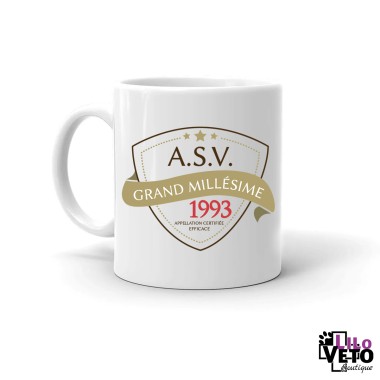 MUG BLANC MILLÉSIME ASV